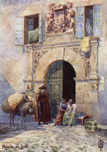 Northern Spain: Leon, An Old Palace Doorway by Edgar T. A. Wigram