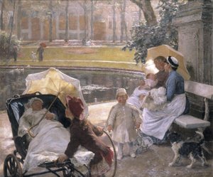 At the Corner of the Park by Edgard Farasyn