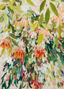 Abstract Floral Garden by Edie