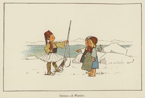 Greece, a warrior by Edith Farmiloe