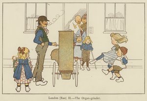 London (East), The Organ-Grinder by Edith Farmiloe