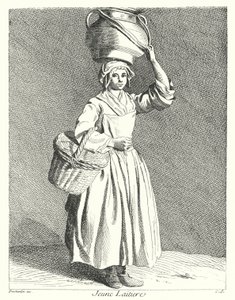 Young Milkmaid by Edmé (after) Bouchardon