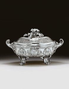 Louis XV Tureen, Cover and Liner by Edme Pierre Balzac