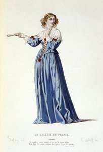 The character of Celidee in the comedy La galerie du palais ou l