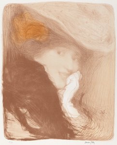 La Rieuse: Madame Albert Besnard by Edmond François Aman Jean