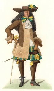 French Gentleman in Ceremonial Dress by Edmond Lechevallier Chevignard
