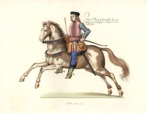King James IV of Scotland (1473-1513) by Edmond Lechevallier Chevignard