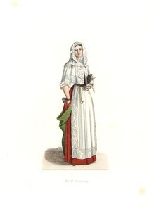 Woman in Morning Dress, France