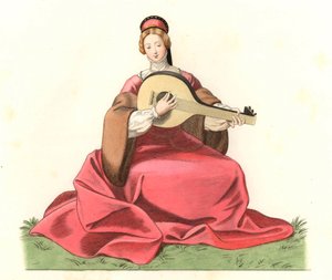 Woman of the English Nobility by Edmond Lechevallier Chevignard
