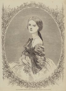 HRH the Princess Clotilde of Savoy by Edmond Morin