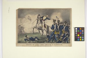 Death Of Adjt. Genl. George S. Lincoln by Edmund Burke Kellogg