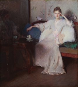 Arrangement in Pink and Gray (Afternoon Tea) by Edmund Charles Tarbell