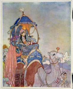 A Princess Riding on a Camel
