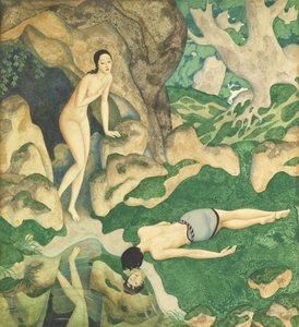 Echo and Narcissus by Edmund Dulac