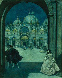 In the Piazza San Marco by Edmund Dulac