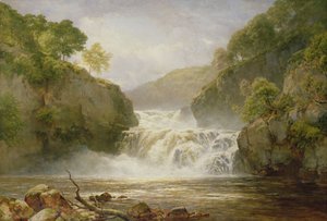 Falls in the River Clyde, Corrie Lynn, Scotland