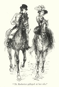 Illustration for Jane Eyre by Charlotte Bronte by Edmund Henry Garrett