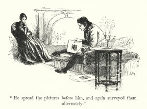 Illustration for Jane Eyre by Charlotte Bronte by Edmund Henry Garrett