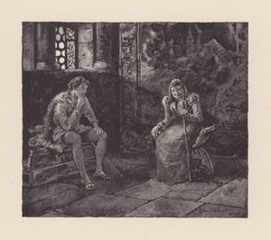 Illustration for The Eve of St Agnes by John Keats