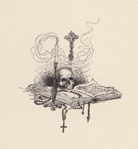 Illustration for The Eve of St Agnes by John Keats by Edmund Henry Garrett
