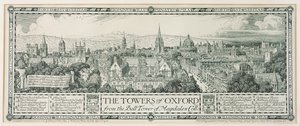 The Towers of Oxford from the Bell Tower of Magdalen, 1908