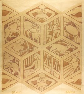 Zodiac Signs - Art Deco, April 1934