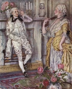 Illustration for The Vicar of Wakefield by Oliver Goldsmith by Edmund Joseph Sullivan