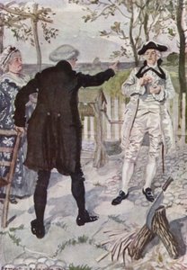 Illustration for The Vicar of Wakefield by Oliver Goldsmith by Edmund Joseph Sullivan