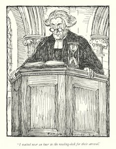 Illustration for The Vicar of Wakefield by Oliver Goldsmith by Edmund Joseph Sullivan