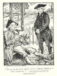 Illustration for The Vicar of Wakefield by Oliver Goldsmith by Edmund Joseph Sullivan