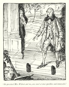 Illustration for The Vicar of Wakefield by Oliver Goldsmith by Edmund Joseph Sullivan