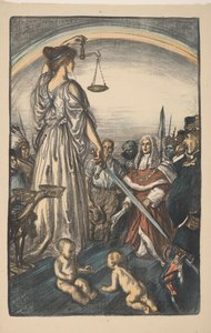 Personification of Justice by Edmund Joseph Sullivan