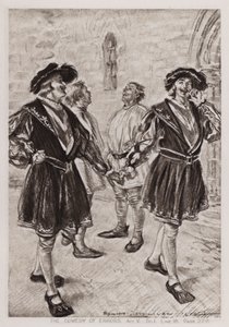 The Comedy of Errors, Act V, Scene I by Edmund Joseph Sullivan