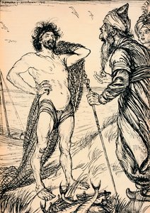 The Happy Man Found, 1918 by Edmund Joseph Sullivan