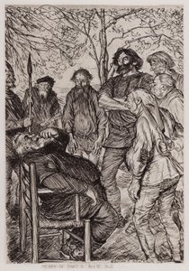 The Second Part of King Henry IV, Act III, Sc 2 by Edmund Joseph Sullivan