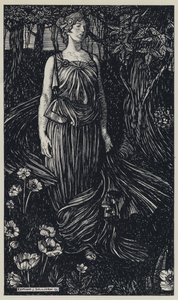 Tennyson, Illustration for A Dream of Fair Women and Other Poems