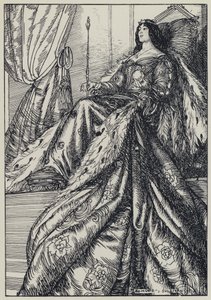Illustration for A Dream of Fair Women and Other Poems by Edmund Joseph after Sullivan