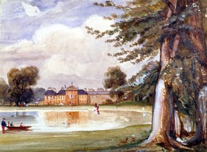 View of Kensington Palace, Kensington, London, c. 1840