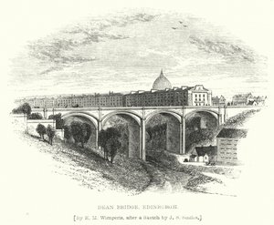 Dean Bridge, Edinburgh by Edmund Morison (after) Wimperis