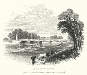 Musselburgh Bridge by Edmund Morison (after) Wimperis