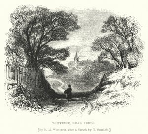 Whitkirk, near Leeds by Edmund Morison (after) Wimperis