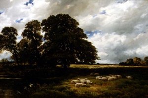 Landscape with Sheep by Edmund Morison Wimperis