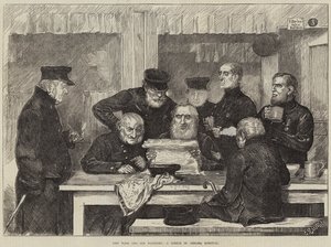 New Wars and Old Warriors, a Sketch in Chelsea Hospital by Edmund Richard White