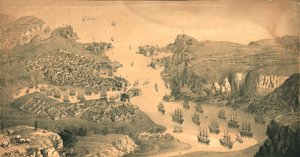 The Town, Forts and Harbours of Sebastopol by Edmund Walker