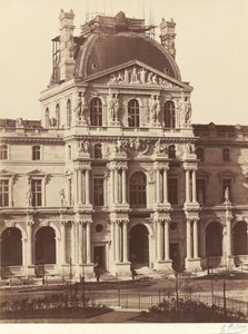 View of the Louvre, 1855-1857 by Edouard Denis Baldus