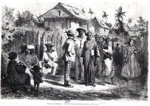 Natives of Cayenne, after Watercolours by M. Bouyer, Engraved by Antoine Valery Bertrand