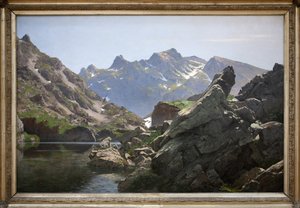 The Lake Merlat by Edouard Brun
