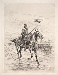 An Uhlan by Edouard Detaille