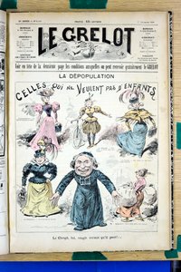 Cover of "Le Grelot", Number 1342, Satirical in Colors by Edouard Guillaumin Pepin