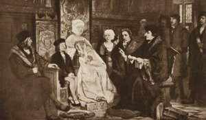 Erasmus Reading to the Young Emperor Charles V, Brussels